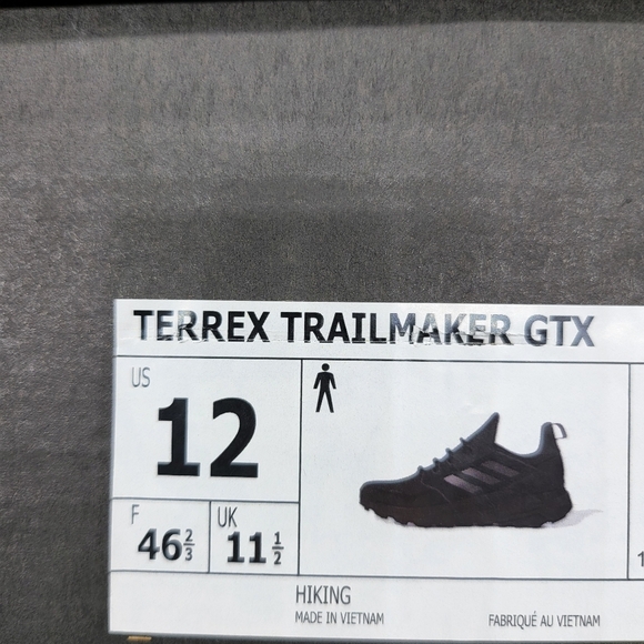 New Adidas Terrex Trailmaker Gore-Tex Men\'s Hiking Shoes Size 12